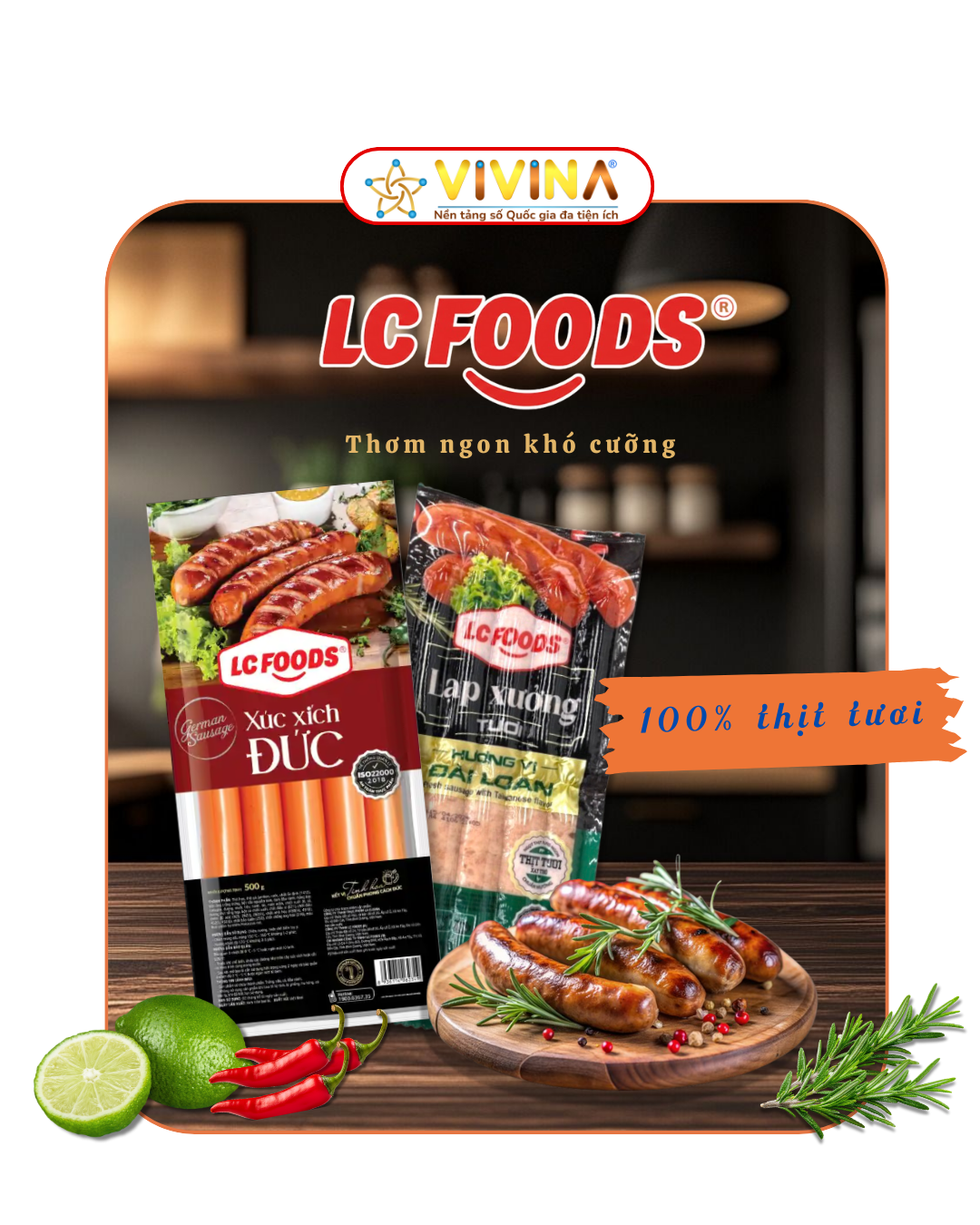 xúc xích, lạp xưởng zen foods