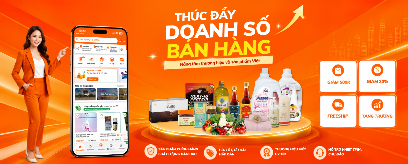 Thúc đẩy doanh số bán hàng 