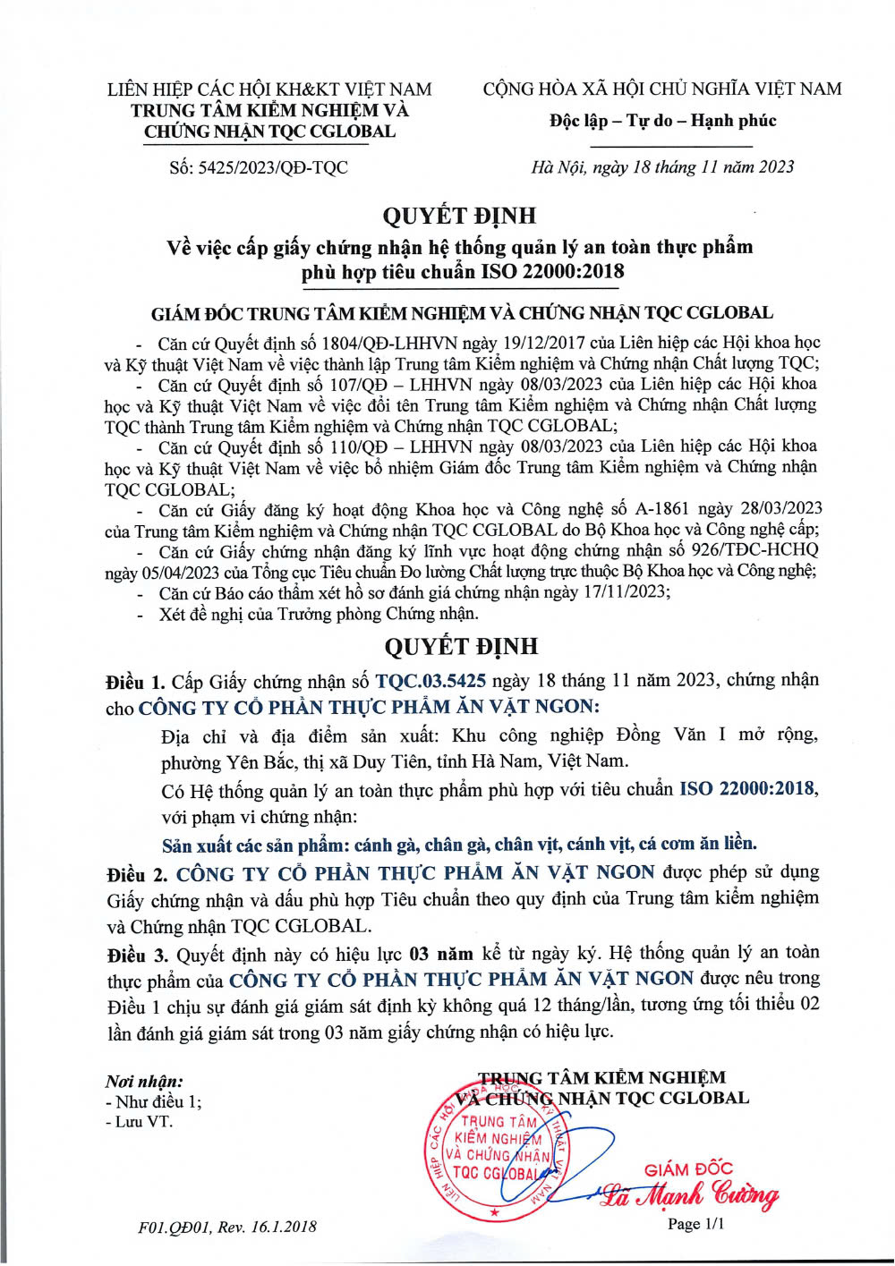 Vệ sinh an toàn thực phẩm