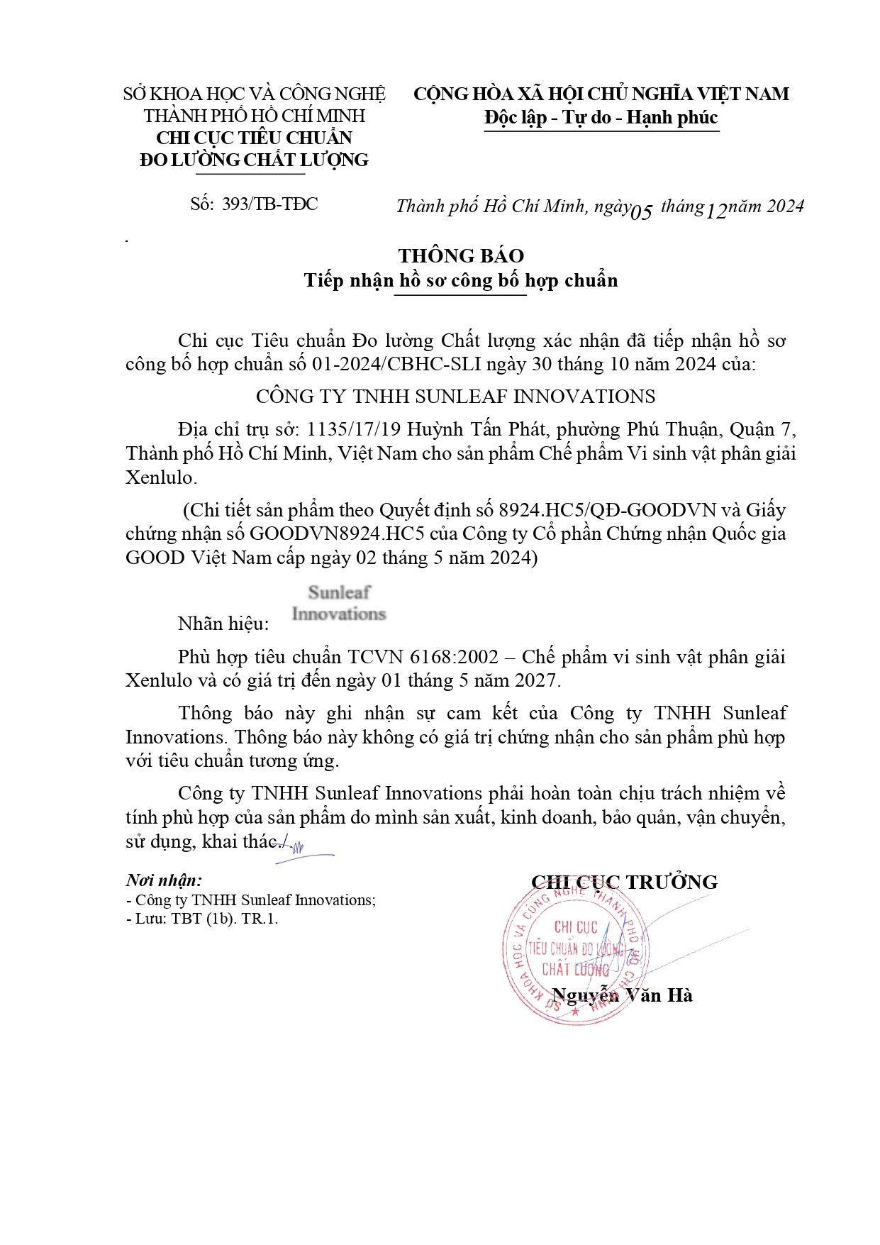 Công bố sản phẩm