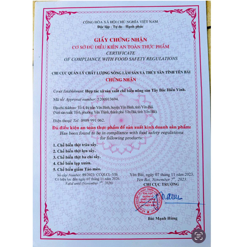 Vệ sinh an toàn thực phẩm