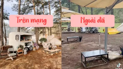 Nam du khách ghé khu camping nổi tiếng nhất Đà Lạt 