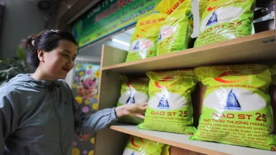 Giá gạo xuất khẩu Việt Nam vượt Thái Lan