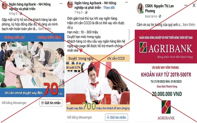 Trăm tên miền giả ngân hàng quen thuộc để lừa đảo