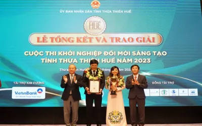 Thừa Thiên Huế: 12 ý tưởng, dự án xuất sắc được trao giải Khởi nghiệp đổi mới sáng tạo năm 2023