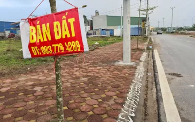 Gần trăm lô đất đấu giá ở Bắc Giang bị bỏ cọc hàng chục tỷ đồng