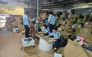 Thái Nguyên: Phát hiện lô hàng gia dụng nhập lậu và nhiều hàng hóa không rõ nguồn gốc xuất xứ trên địa bàn huyện Đồng Hỷ