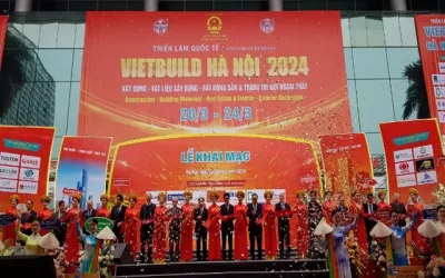 1.500 gian hàng thuộc hơn 400 doanh nghiệp tham gia Triển lãm quốc tế Vietbuild Hà Nội 2024 lần thứ nhất