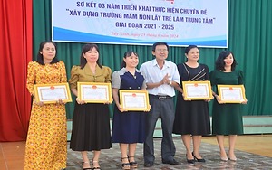 3 năm thực hiện giáo dục mầm non lấy trẻ làm trung tâm 