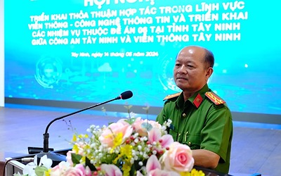 Công an Tây Ninh - VNPT Tây Ninh: Công bố và triển khai thực hiện thoả thuận hợp tác về chuyển đổi số