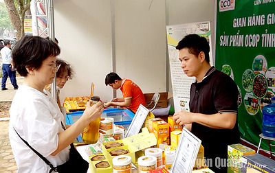 Tuyên Quang có 2 gian hàng tham gia Hội chợ xúc tiến thương mại tại Hà Nội
