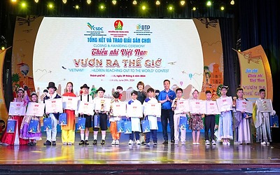 Bà Rịa - Vũng Tàu giành giải 3 vòng chung kết Thiếu nhi Việt Nam vươn ra thế giới