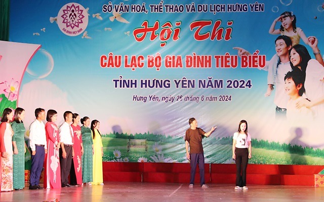 Hội thi câu lạc bộ gia đình tiêu biểu tỉnh Hưng Yên năm 2024