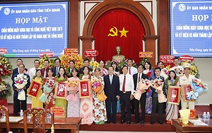 Tiền Giang: Tôn vinh 25 trí thức Khoa học công nghệ tiêu biểu