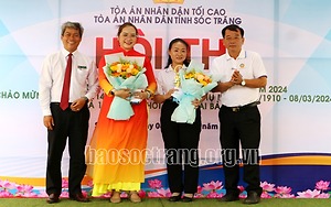 Sôi nổi hội thi tiếng hát Tòa án nhân dân hai cấp Sóc Trăng chào mừng ngày Quốc tế Phụ nữ 8/3