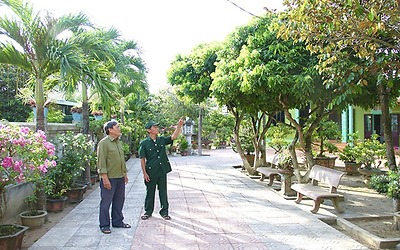 Cựu chiến binh tiên phong xây dựng mô hình “vườn xanh, nhà sạch”