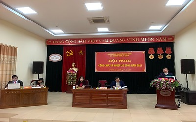 Hội nghị Công chức và Người lao động NHNN Chi nhánh tỉnh Lai Châu năm 2021