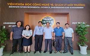 Sở Khoa học và Công nghệ tỉnh Kon Tum làm việc với Viện Khoa học công nghệ và Quản lý Môi trường, Trường Đại học Công nghiệp Tp. Hồ Chí Minh