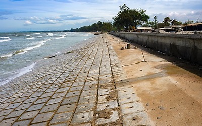 Gần 40 tỷ đồng đầu tư dự án Kè bảo vệ bờ biển xã Bình Thạnh, huyện Tuy Phong (giai đoạn 2)