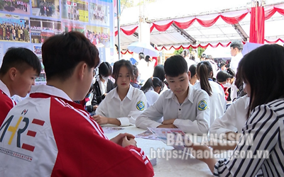 Bắc Sơn: Quan tâm hướng nghiệp, đào tạo nghề, tạo việc làm cho người lao động