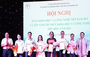 Tôn vinh 6 trí thức khoa học và công nghệ tiêu biểu năm 2024