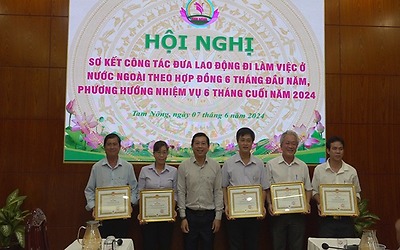 Tam Nông đạt trên 108% chỉ tiêu đưa người lao động đi làm việc có thời hạn ở nước ngoài