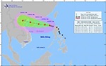 Bão số 3 giật cấp 13, di chuyển theo hướng Tây Tây Bắc