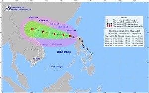 Bão số 3 giật cấp 13, di chuyển theo hướng Tây Tây Bắc