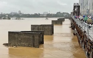 Lũ trên các sông đang lên, sông Hồng ở Hà Nội đạt đỉnh vào trưa 11/9