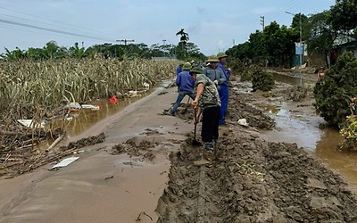 Các tuyến đường sắt phía Bắc hư hỏng nặng sau bão lũ