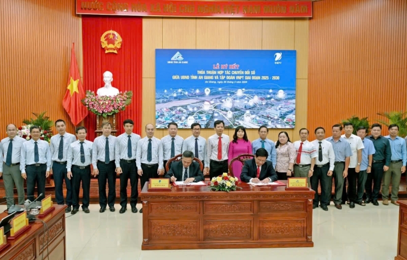 VNPT và UBND tỉnh An Giang ký kết hợp tác chuyển đổi số giai đoạn 2025-2030