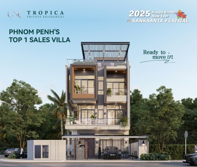 Bất động sản Phnom Penh, Cambodia – Dự án Biệt thự hạng sang One Tropica
