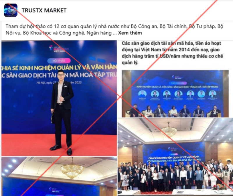 Hiệp hội Blockchain 'tố' TrustX Market có dấu hiệu hoạt động đa cấp và lừa đảo