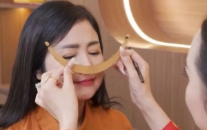 Nhiều NSND, NSƯT quảng cáo làm chân mày phong thủy