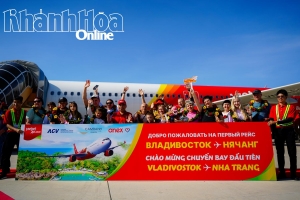 Hãng hàng không Vietjet mở chuyến bay thẳng đưa khách Nga đến Khánh Hòa