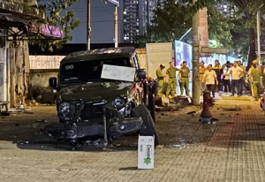 Vụ xe Jeep tông 3 người ở TP.HCM có liên quan chủ quán bar?