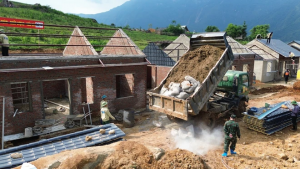 Dự án tái thiết khu dân cư Sàng Ma Sáo hoàn thành 70% khối lượng