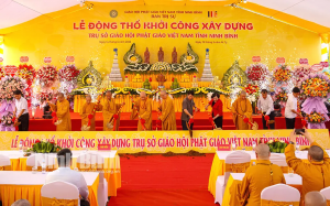 Khởi công xây dựng trụ sở Giáo hội Phật giáo Việt Nam tỉnh Ninh Bình