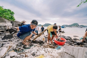 Lan tỏa hành động xanh ở Cát Bà