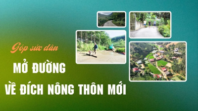 Góp sức dân mở đường về đích nông thôn mới