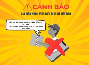 Cảnh giác hành vi giả danh nhân viên giao hàng bưu điện để lừa đảo