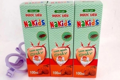 Thu hồi lô dầu gội trị chấy kém chất lượng