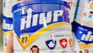Sữa Hiup 27 nâng khống thành phần dinh dưỡng, gây bức xúc