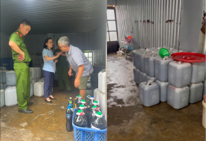 Hà Nội: Phát hiện hơn 2.600 lít nước mắm không rõ nguồn gốc cùng lượng lớn quần áo giả mạo thương hiệu