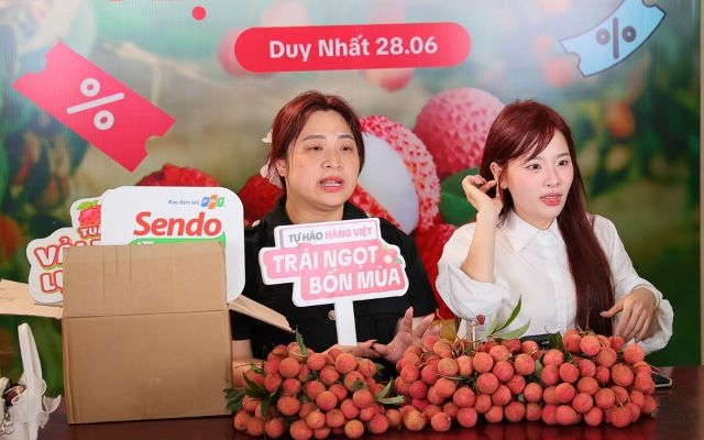 55 tấn vải thiều 'cháy hàng' sau 48 giờ livestream trên TikTok