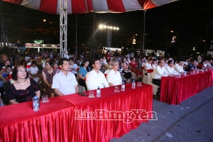 Chương trình nghệ thuật chào mừng hợp nhất hai tỉnh Thái Bình và Hưng Yên