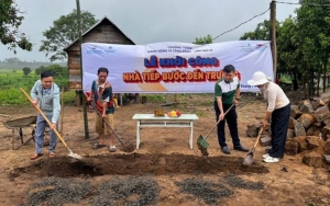 Gia Lai: Khởi công xây nhà “Tiếp bước đến trường” cho hộ nghèo xã Kon Chiêng