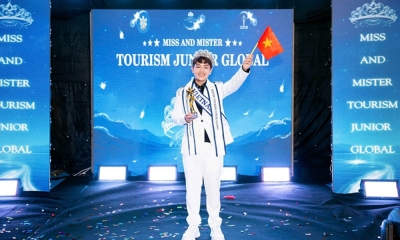 Thí sinh Việt Nam đăng quang Nam vương Du lịch Thanh thiếu niên Toàn cầu tại Thái Lan