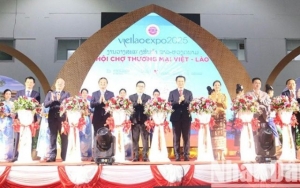 Khai mạc Hội chợ thương mại Việt-Lào năm 2025