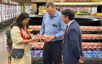 Quả vải Việt Nam lần đầu tiên xuất hiện tại hệ thống bán lẻ lớn nhất nước Mỹ